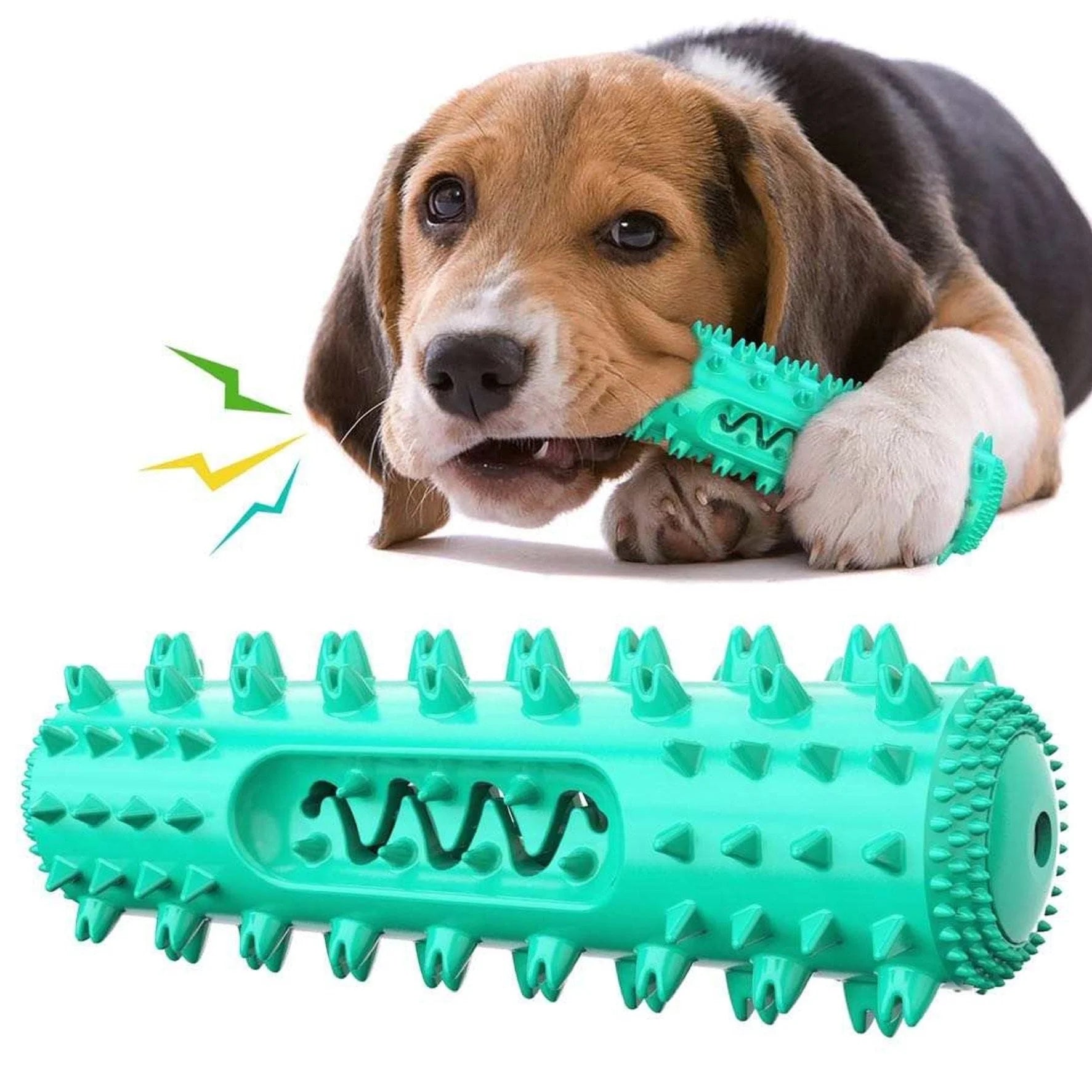 Dog Toothbrush Chew Toy Durable, and Perfect for Aggressive Chewers.