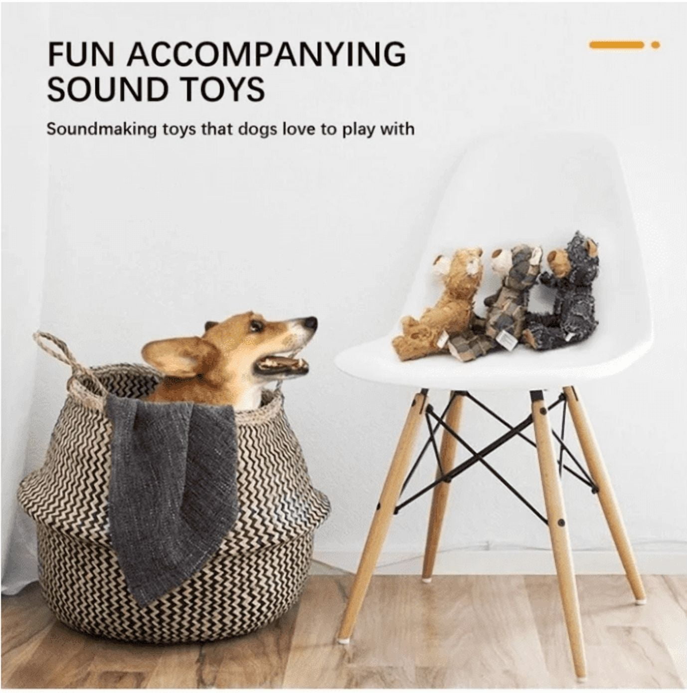 Unbreaka Bear - 2025 New Unbreakable Bear Dog Toy - Indestructible Plush Bear for Heavy Chewers, Durable Squeaky Dog Toy for Aggressive Chewers, Interactive & Robust Stuffed Toy for Large Dogs