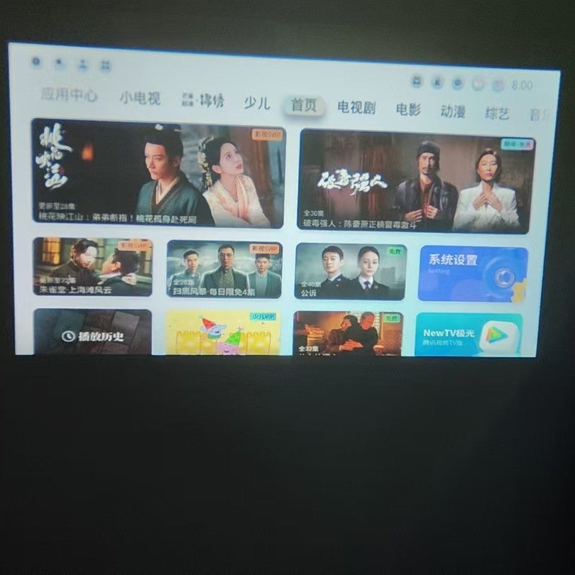 hy300pro Projector Home 4K Portable LCD Ultra High Definition Living Room Wall Throw Wireless Same Screen