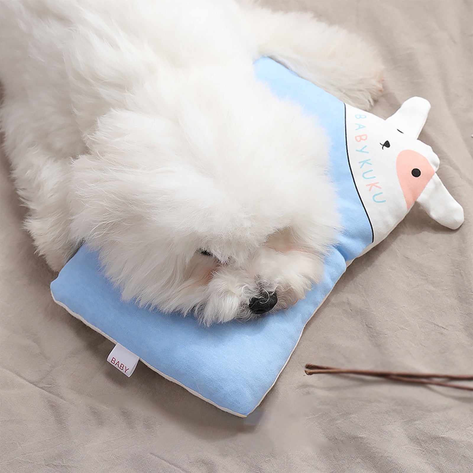 Pet Soothing Pillow | Dog Sleep Aid | Machine Washable Comfort Cushion for All Seasons